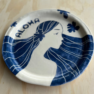 ALOHA GIRL PLATE / az 094