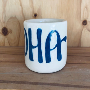 BLUE ALOHA DINER MUG / az 100